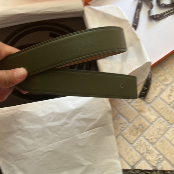 Authentic Hermes H belt. Belt length 75. All double sided. Trade for bags - Picture 8 of 17